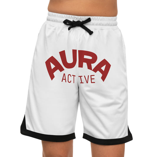 Men's Basketball Shorts - WHITE ACTIVE