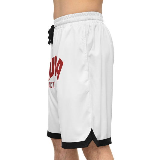 Men's Basketball Shorts - WHITE ACTIVE